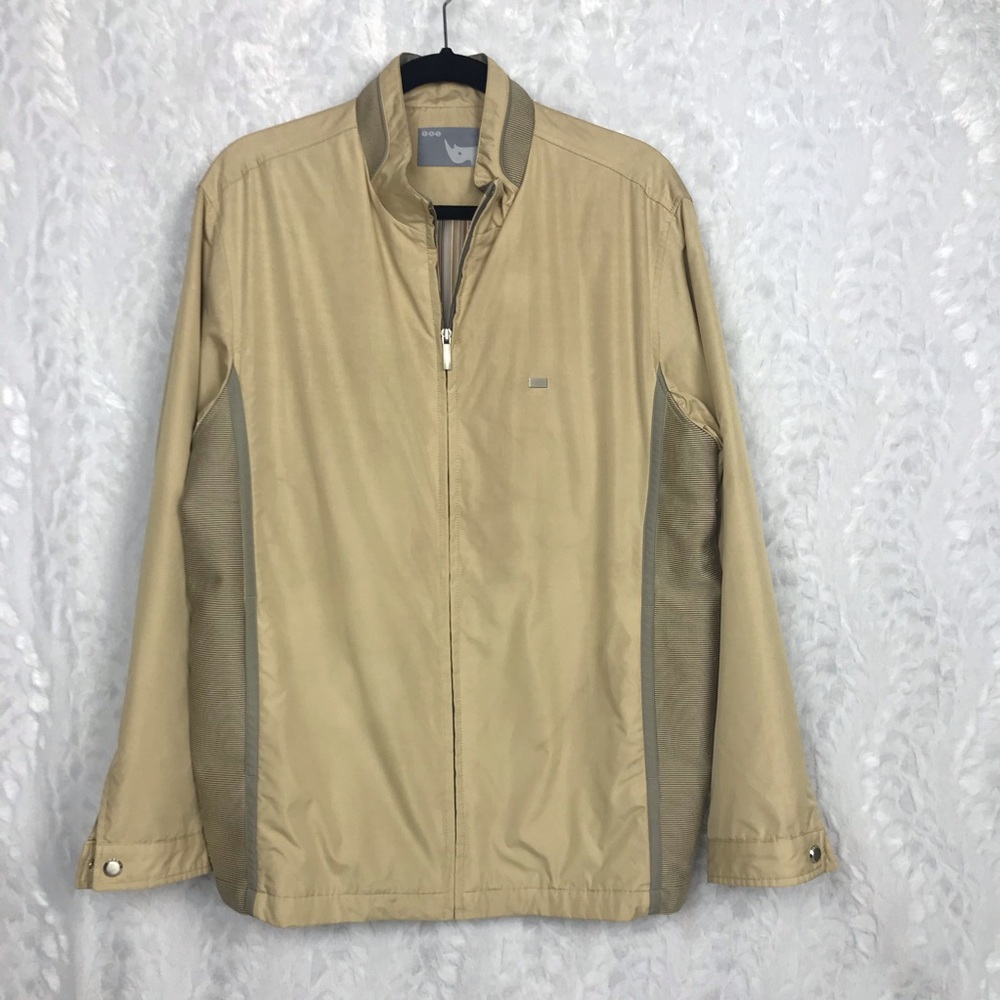 PAT Rhino label men’s gold jacket from China Med